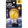 ELPA ELPA LDG1Y-G-G253 「エルパボールミニ」 LED電球 口金E26 イエロー