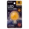 ELPA LDG1Y-G-E12-G233 LED装飾電球 ミニボール球形 E12 G30 イエロー
