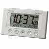 リズム時計 8RZ166SR03 RHYTHM フィットウェーブスマート 温度・湿度表示 六曜表示 電波デジタルクロック
