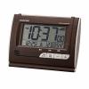 リズム時計 8RZ165SR06 RHYTHM フィットウェーブD165 電波目覚し置時計 カレンダー表示 温度・湿度表示付