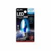 ELPA LDC1CB-G-E12-G308 LED電球ロウソクE12 青色