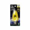 ELPA LDC1CY-G-E17-G330 LEDシャンデリア球E17 黄色