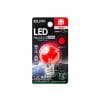 ELPA LDG1R-G-E17-G244 LED電球G30E17 赤色