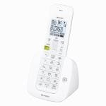 シャープ　JD-S07CL-W　コードレス電話機　ホワイト