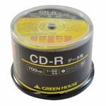 グリーンハウス　GH-CDRDA50　データ用CD-R　50枚入りスピンドル