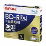 BUFFALO　YD-BR50V-005CW　BD-R　DL　50GB　5枚　YDBR50V005CW