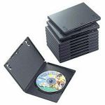 ケース　エレコム　CD　DVD　CCD-DVD03BK　DVDトールケース(1枚収納×10枚セット・ブラック)