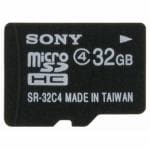 ソニー　SR-32A4　microSDHCメモリーカード　32GB　クラス4