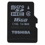 TOSHIBA　microSDカード　SDMK016G