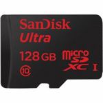 サンディスク(SanDisk)　SDSDQUL-128G-J35A　ウルトラmicroSDXCカード（128GB／UHS-I／Class10／SDXC変換アダプタ付属／最大転送速度30MB／秒)