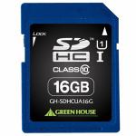 グリーンハウス　SDHCカード　16GB　GH-SDHCUA16G