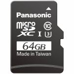 パナソニック　64GB　Class3（Class10）対応microSDXC　UHS?Iカード　RP-SMGB64GJK