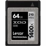 レキサー　プロフェッショナル　1400倍速シリーズ　XQD2.0カード　64GB　LXQD64GCRBJP1400