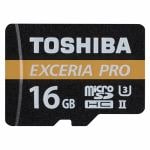 東芝　MUX-A016G　microSDHCメモリカード　EXCERIA　PRO　16GB
