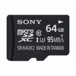 ソニー　SR-64UX2A　microSDXC／microSDHC　UHS-I　メモリーカード　64GB
