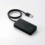 エレコム　MR3-A014SBK　USB3.0高速メモリカードリーダ(ソフト付属)　ブラック