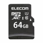 【推奨品】エレコム　MF-DMR064GU11R　microSDXCメモリカード(UHS-I対応)