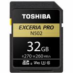東芝　SDXU-D032G　SDHC／SDXCメモリカード　「EXCERIA　PRO」　32GB