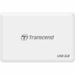 トランセンド・ジャパン　USB3.0&2.0接続　カードリーダー／ライター　ホワイト　TS-RDF8W　TS-RDF8W