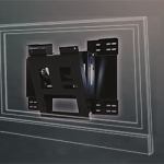 三菱　液晶テレビ用壁掛金具　無段階チルトタイプ　PS-6F-MK06B