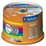 バーベイタム(Verbatim)　　VHR12JP50V5　一回録画用　DVD-R　50枚　(CPRM対応／インクジェットプリンタ対応／120分／4.7GB／1-16倍速)