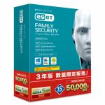 キヤノンＩＴソリューションズ　ESET　ファミリー　セキュリティ　3年版国内販売15周年記念　50000本限定　CITS-ES10-004