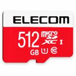 【推奨品】エレコム　GM-MFMS512G　microSDXCカード　UHS-I　U1　Class10　512GB　GMMFMS512G