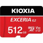 【推奨品】KIOXIA　KMU-B512GR　microSDカード　EXCERIA　G2　512GB　KMUB512GR