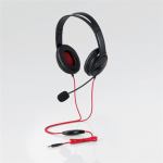 エレコム　HS-GM20BK　PS4／Switch対応　両耳ゲーミングヘッドセット　ブラック