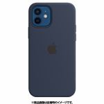 アップル　Apple　MHL43FE/A　iPhone　12/iPhone　12　Pro　シリコーンケース　ディープネイビー