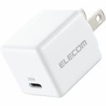 エレコム　MPA-ACCP22WH　AC充電器　USB充電器　USB　Power　Delivery対応　20W　USB-C1ポート　プラグ固定　ホワイト