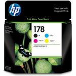 インク　HP　純正　カートリッジ　ヒューレット・パッカード　CR281AA　HP178　インクカートリッジ　4色　インク