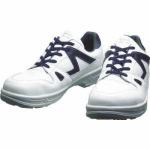シモン　安全靴　短靴　８６１１白／ブルー　２７．５ｃｍ