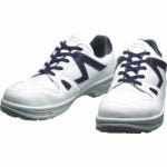 シモン　安全靴　短靴　８６１１白／ブルー　２８．０ｃｍ