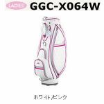 ダンロップ　XXIO　GGC-X064W　【キャディバッグ】　ホワイト／ピンク
