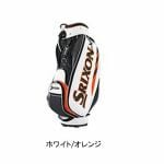 ダンロップ　SRIXON　GGC－S100　【キャディバッグ】　ホワイト／オレンジ