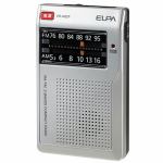 ELPA　ER-N52F　AM／FM薄型ポケットラジオ