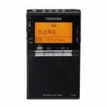東芝　TY-SPR8(KM)　ワイドＦＭ対応　FM／AM　携帯ラジオ　ブラック