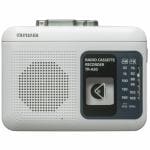 アイワ　TR-A30W　ラジオカセットレコーダー　ホワイト