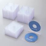 エレコム　CCD-JSCSW50CR　Blu-ray／DVD／CDケース(スリム／PS／2枚収納／50パック)　クリア