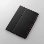 エレコム　IPAD2016　9.7インチiPad　Pro用ソフトレザーカバー（2アングルタイプ）　ブラック　TBA16PLF1BK