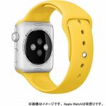 アップル(Apple)　MM992FE／A　Apple　Watch　42mm　ケース用　イエロースポーツバンド