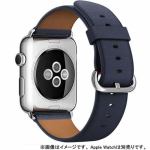 アップル(Apple)　MMAJ2FE／A　Apple　Watch　42mm　ケース用　ミッドナイトブルークラシックバックル