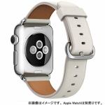 アップル(Apple)　MMGP2FE／A　Apple　Watch　38mm　ケース用　ホワイトクラシックバックル