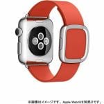 アップル(Apple)　MMGX2FE／A　Apple　Watch　38mm　ケース用　レッドモダンバックル　-　S