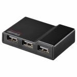 バッファロー　BSH4A11BK　USB2.0TV／PC対応セルフパワー　4ポートハブ　ブラック
