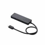 【推奨品】エレコム　U3HC-A430BBK　USB　Type-C接続4ポートUSB3.1ハブ　ブラック