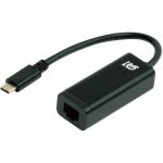 ラトックシステム　RS-UCLAN　USB　Type-C　ギガビット対応LANアダプター　ブラック