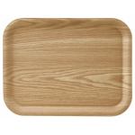 木製食器　ノンスリップシカクトレー　ＡＢＴ１６　ブラウン　48ｃｍ