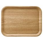 【在庫限り】木製食器　ノンスリップシカクトレー　ＡＢＴ２７　ブラウン　55ｃｍ